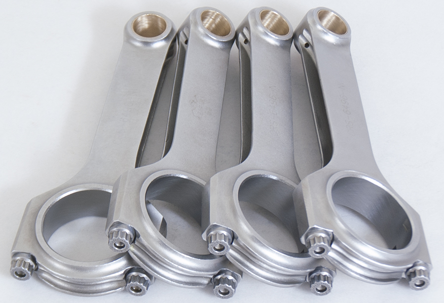 Eagle Forged H Beam 6.496 Connecting Rods Nissan 240SX S13 S14 Altima KA24DE KA24E CRS6496N3D