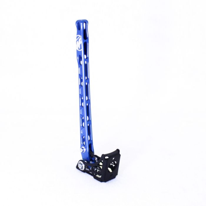 Wisefab Hydraulic Handbrake Rear With Internal Reservoir Long Blue